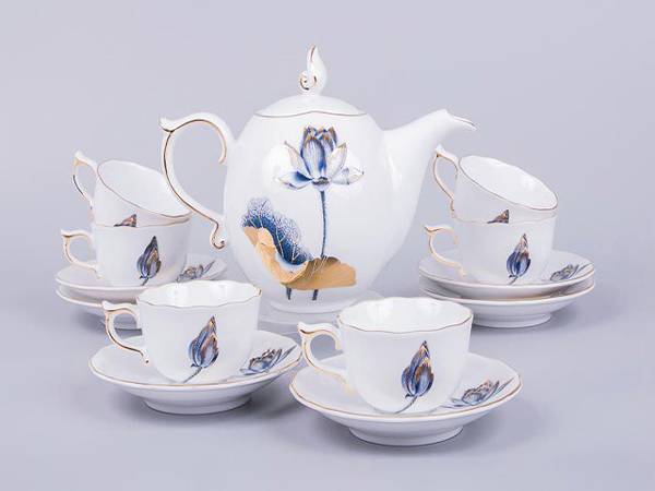 The delicate tea sets
