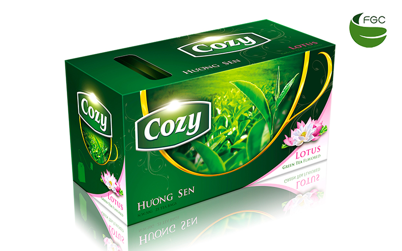 Vietnamese lotus tea bag
