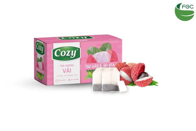 FGC’s lychee flavored tea bag