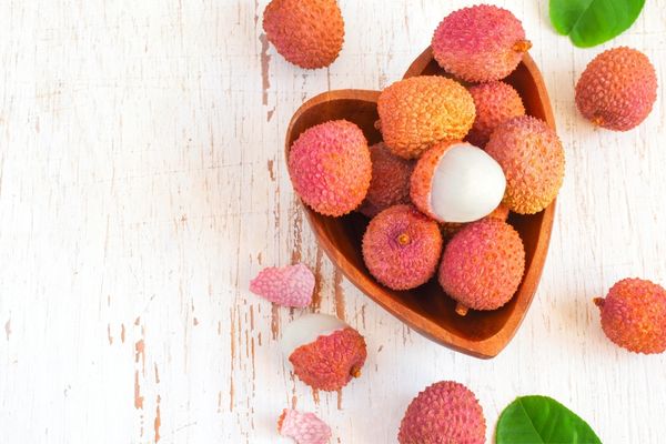 black lychee tea - lychee