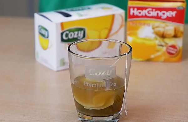 Vietnamese ginger tea of cozy
