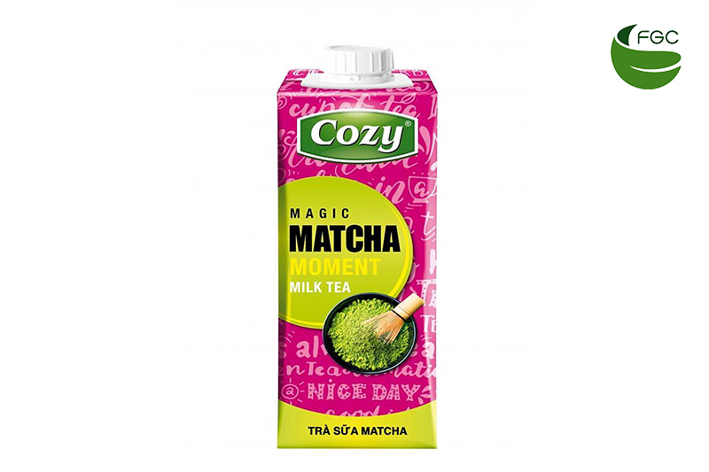 vietnamese matcha milk bottled tea