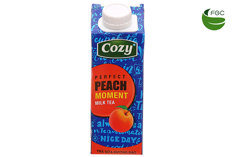 Cozy Peach Milk Tea