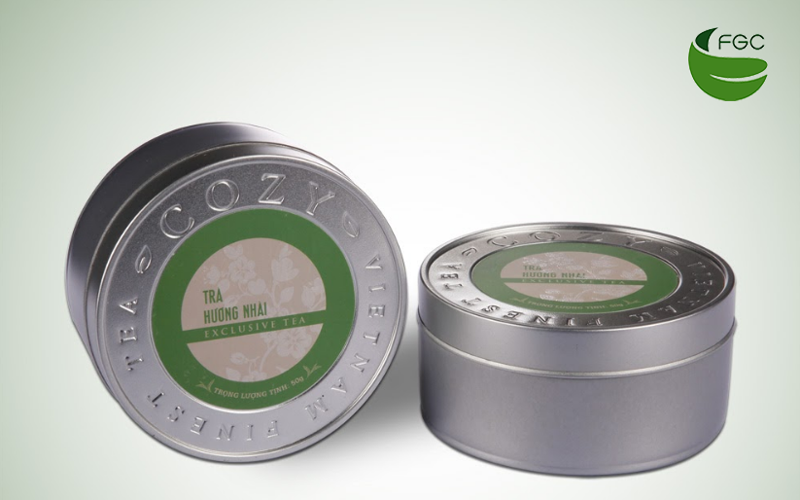 cozy tea tin package
