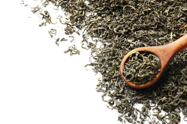 Dried green tea