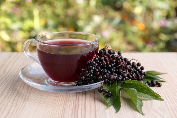 Elderberry tea