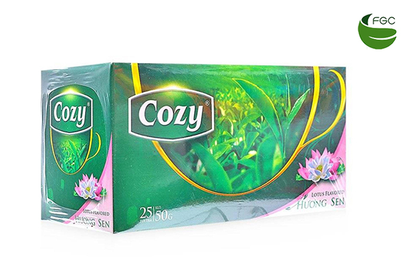 Vietnamese Lotus green tea in filter tea bag to buy