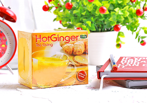 Cozy ginger tea is an iingredient of vietnamese herbal tea recipe