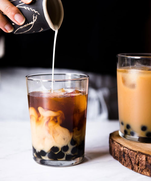 Black tea is often used as base for milk tea
