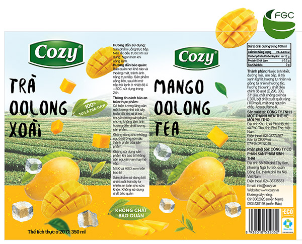 mango oolong tea