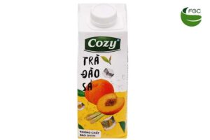 Vietnamese lemongrass peach tea