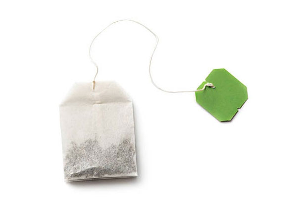 A design of single chamber tea bag