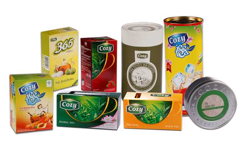 Some products of FGC’s Cozy tea