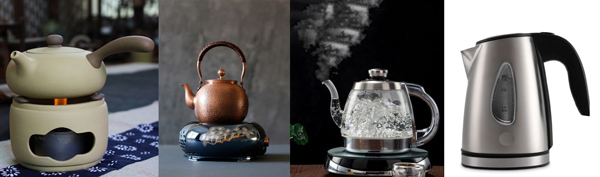 Some styles of kettles