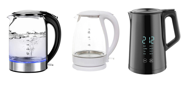 Versatile electric kettles