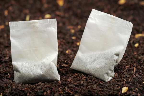 Tea used in tea bags is usually tea dust or fannings.