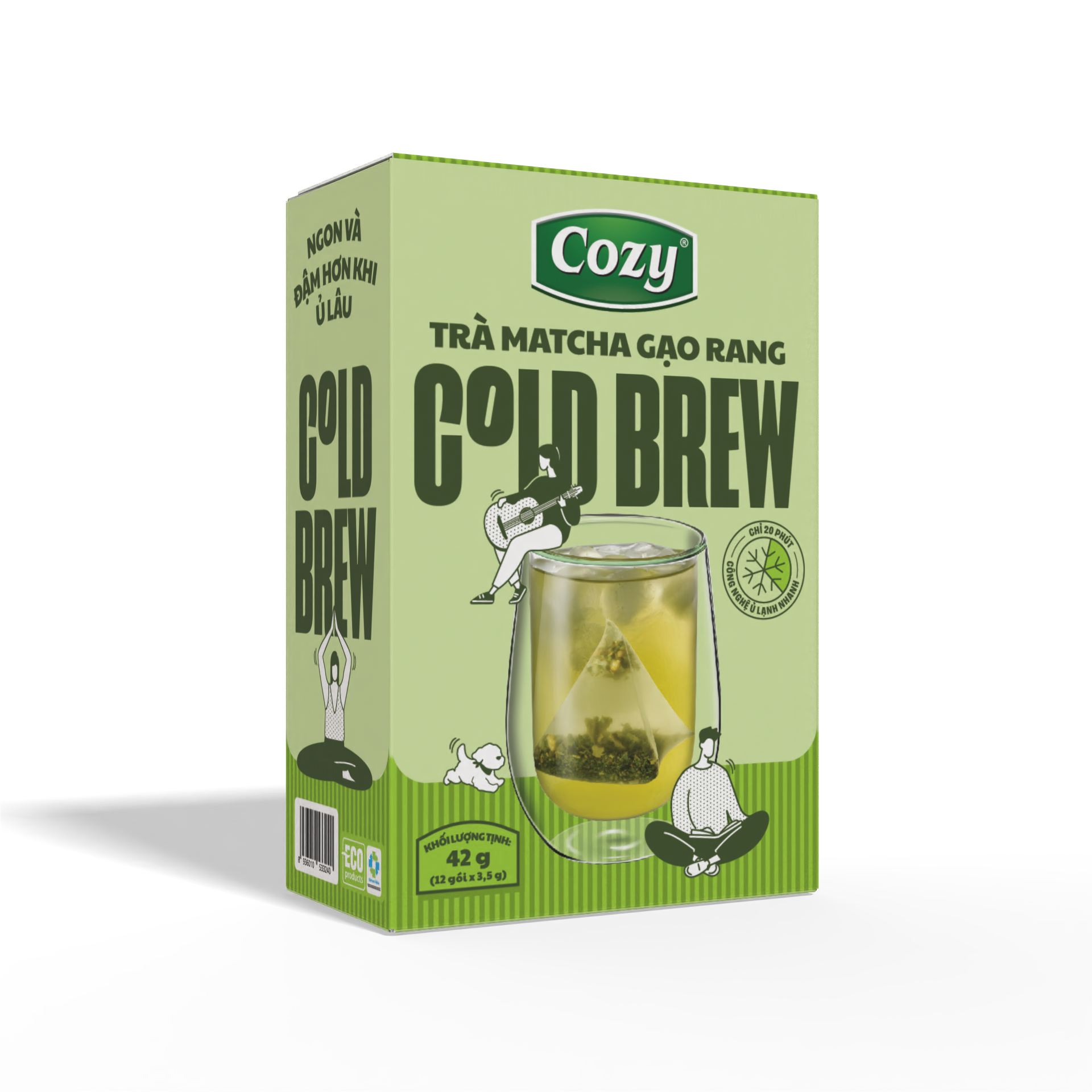 Matcha Genmaicha Cold Brew Tea Bag