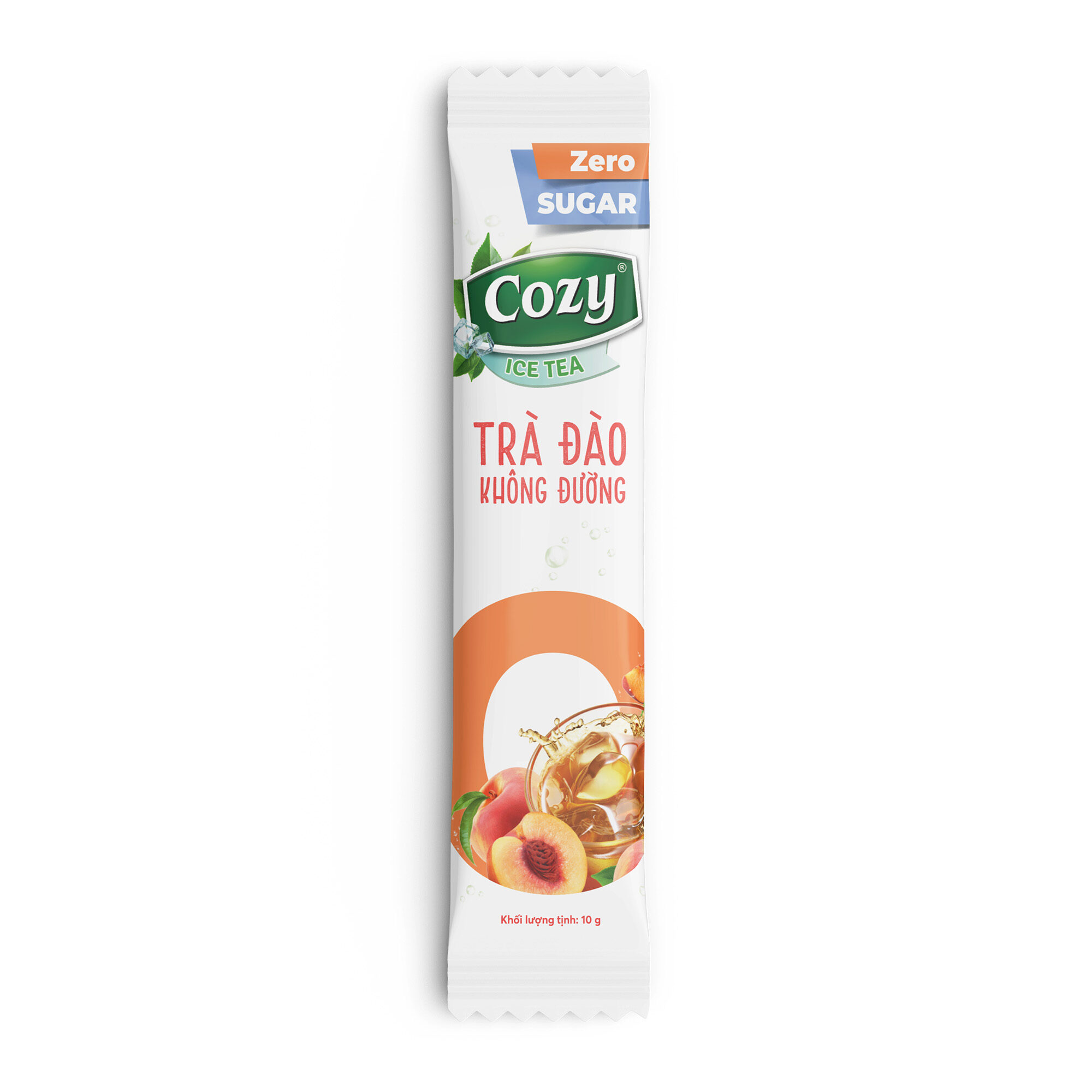 Zero-sugar peach ice tea stick
