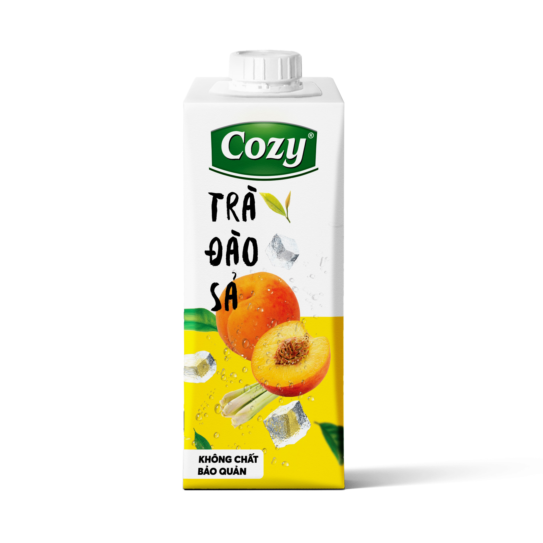 peach lemongrass tea box