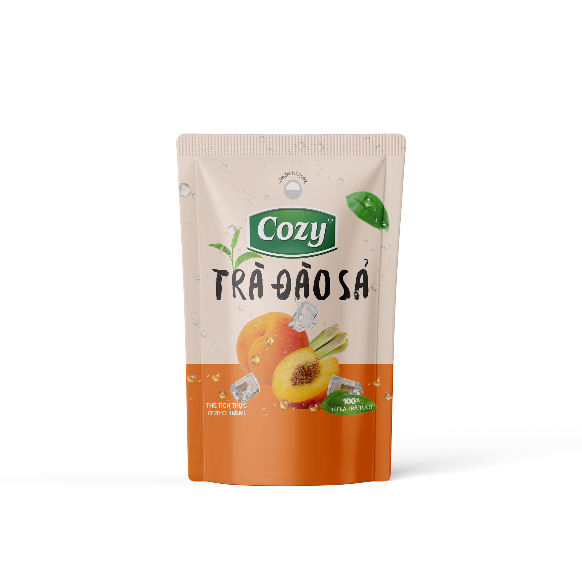 peach lemongrass tea pouch