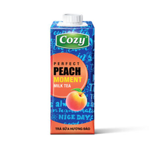 peach milk tea
