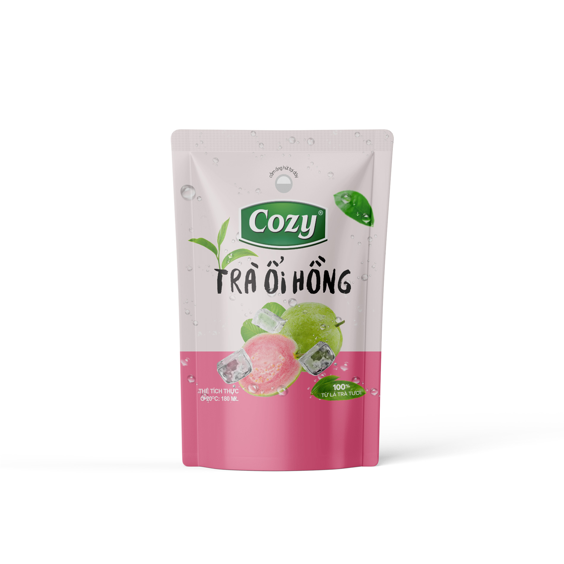 pink guava tea pouch