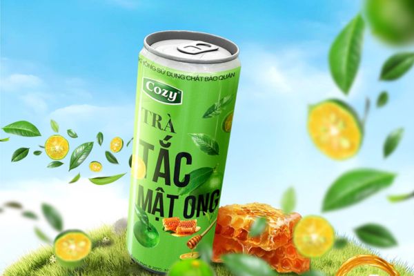 Kumquat honey tea canned tea
